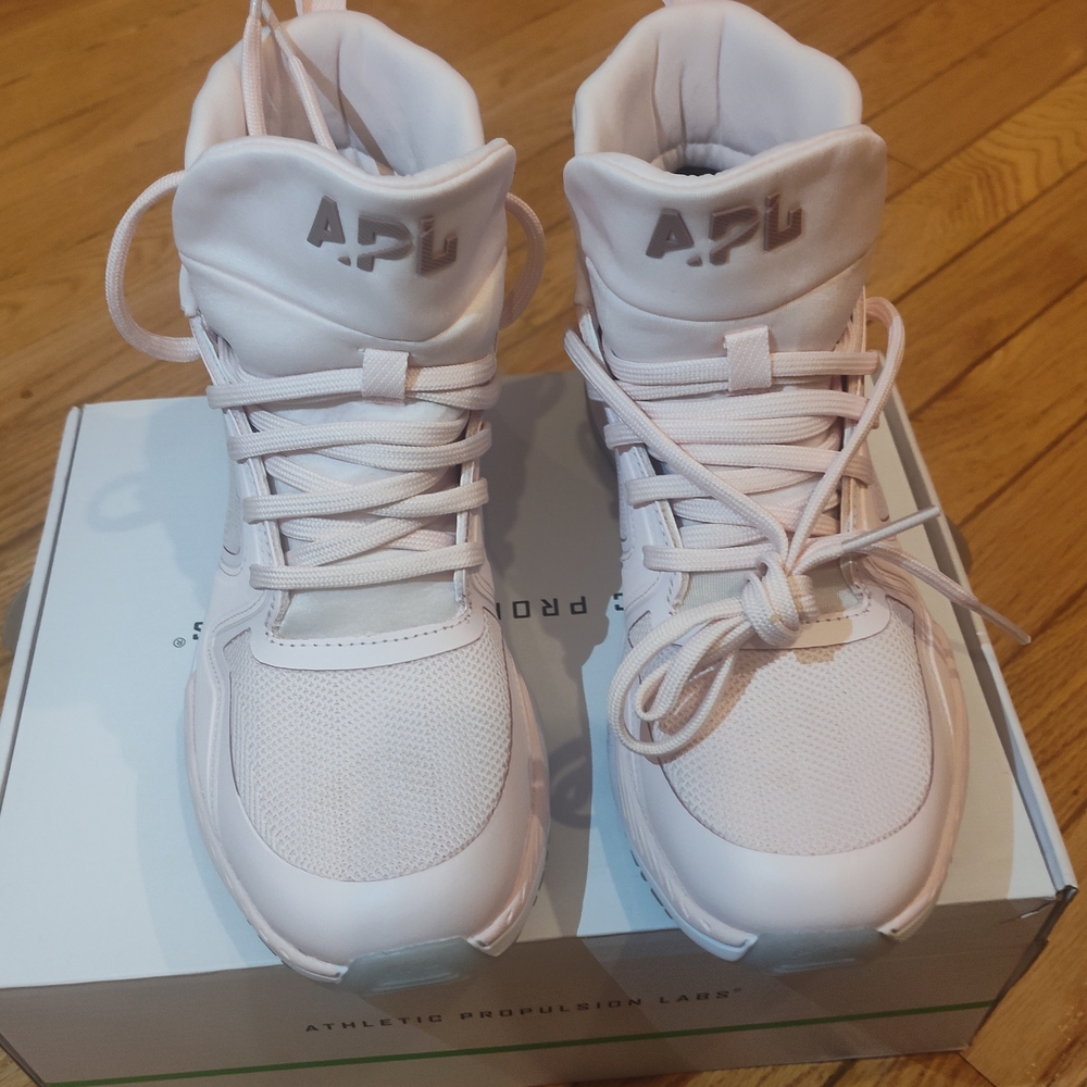 APL White High-Top Sneakers